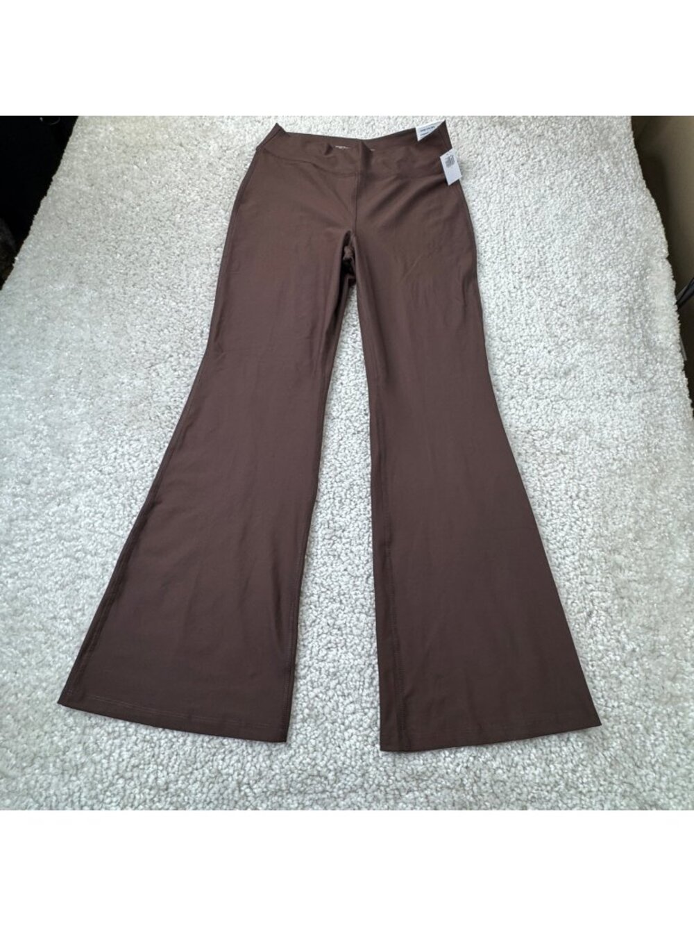Old Navy Active Powersoft Extra High Rise Flare Legging Brown Womens Large